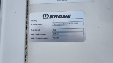 Zdjęcie przedmiotu: KRONE SD Chłodnia