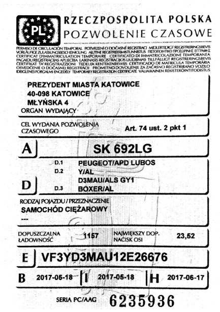 Zdjęcie przedmiotu: Peugeot BOXER E6 3.5t + zabudowa