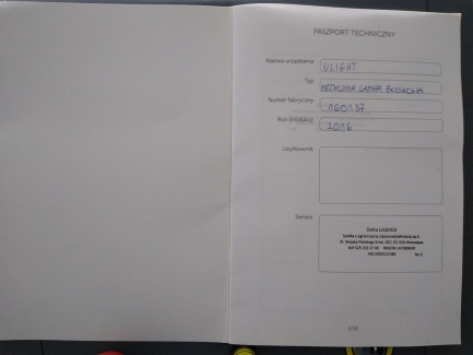 Zdjęcie przedmiotu: Lasmed Ulight medical system