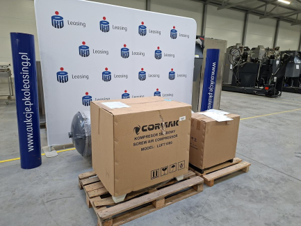 Zdjęcie przedmiotu: Kompresor śrubowy CORMAK LUFT 1000 + osuszacz + zbiornik
