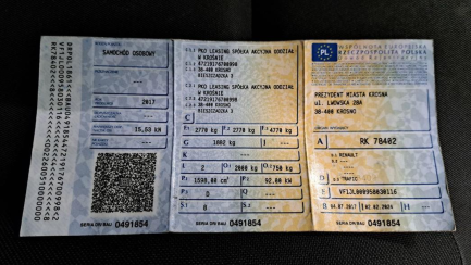 Zdjęcie przedmiotu: Renault Trafic Passenger 1.6 dCi E6 2.8t L1H1P1 Pack Clim