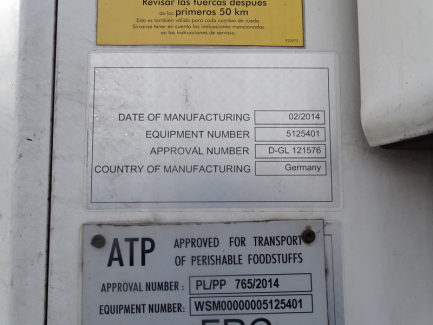 Zdjęcie przedmiotu: SCHMITZ CARGOBULL SCB*S3B Refrigerator