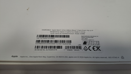 Zdjęcie przedmiotu: Zegarek / Smartwatch Apple Watch Ultra 2 GPS + Cellular 49mm koperta tytanowa (czarny) + opaska Trail rozmiar M/L (czarny) kod prod. MX4R3WB/A