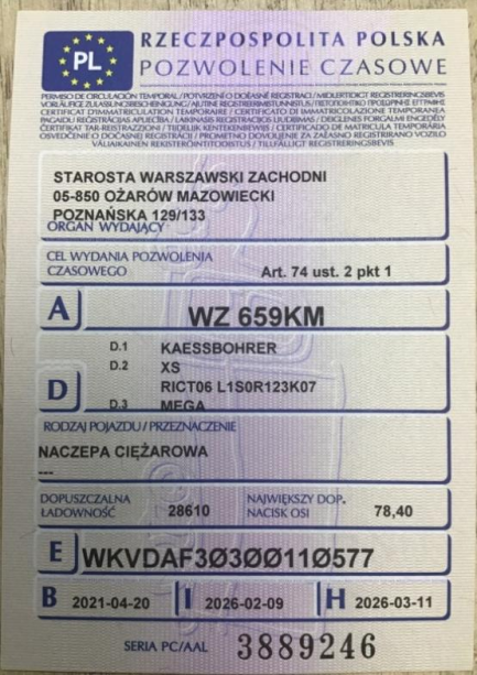 Zdjęcie przedmiotu: KASSBOHRER MEGA