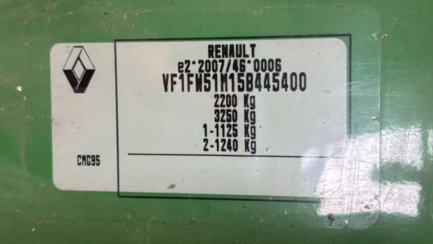 Zdjęcie przedmiotu: Renault Kangoo III Express Maxi dCi E6 2.2t Pack Clim Maxi Combi