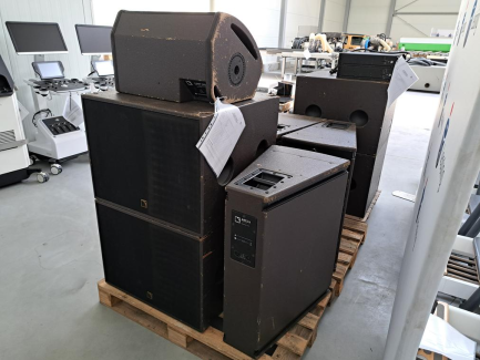 Zdjęcie przedmiotu: Zestaw sprzętu nagłośnieniowego firmy L-ACOUSTICS 