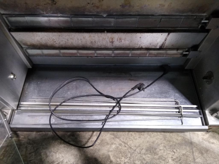 Zdjęcie przedmiotu: Gas rotisserie for roasting chickens with a single load of 24 KROMET OGZ-24NC