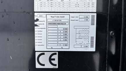 Zdjęcie przedmiotu: KOEGEL SN24 Mega 35.0t Skrzyniowa