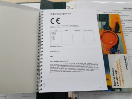 Zdjęcie przedmiotu: W&oacute;zek widłowy Jungheirich EFG220 GE115-310ZT