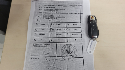 Zdjęcie przedmiotu: Porsche Macan T Oświadczenie o utracie DR