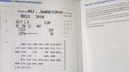 Zdjęcie przedmiotu: Volkswagen Golf 1.4 TSI BMT Comfortline