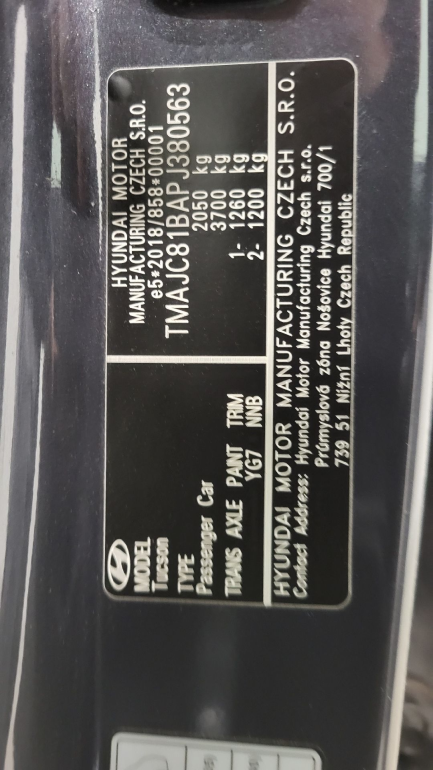 Zdjęcie przedmiotu: Hyundai Tucson 1.6 T-GDi Executive 2WD