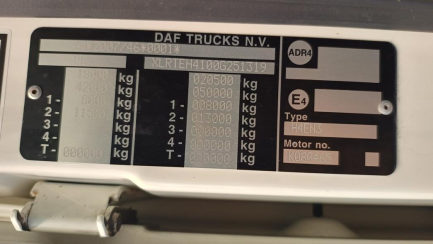 Zdjęcie przedmiotu: DAF XF FT Space Cab E6 18.0t