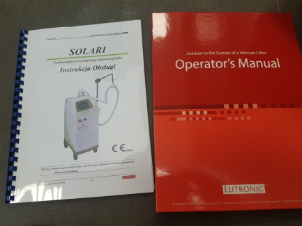 Zdjęcie przedmiotu: SOLARI LUTRONIC IPL SOLARI Rectangular Pulse Technology