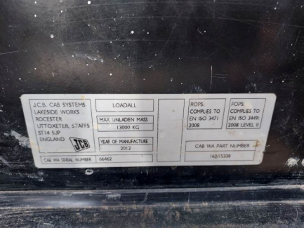 Zdjęcie przedmiotu: JCB 535-125 telehandler