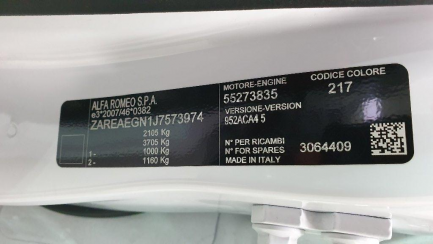 Zdjęcie przedmiotu: ALFA ROMEO GIULIA sedan 2.0 Turbo Veloce Q4 aut