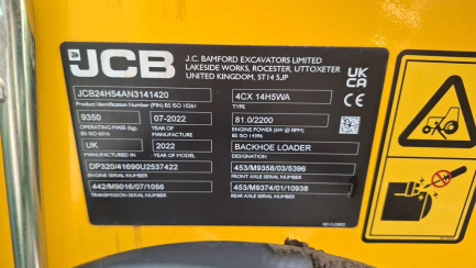 Zdjęcie przedmiotu: Екскаватор-навантажувач JCB 4CX