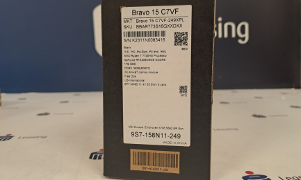 Zdjęcie przedmiotu: MSI Bravo 15 C7VF-249XPL Ryzen 7 7735HS laptop / 16 GB / 1 TB / RTX 4060 / 144 Hz / 16 GB RAM / 1 TB SSD PCIe / Windows 11 Home