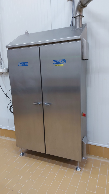 Zdjęcie przedmiotu: Automatic machine for packing butter into TREPKO 822 cubes and collective packing cubes into boxes TREPKO 710