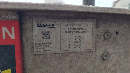 Zdjęcie przedmiotu: KEGGER RACE 3.5t KG3R-35-85