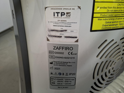 Zdjęcie przedmiotu: Urządzenie medyczne ZAFFIRO