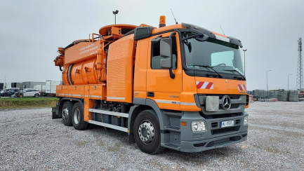 Zdjęcie przedmiotu: Samoch&oacute;d specjalny do czyszczenia kanalizacji Mercedes-Benz 2544 L Actros E5 25.0t