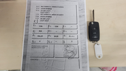 Zdjęcie przedmiotu: Volkswagen up! 1.0 move up! Oświadczenie o utracie DR