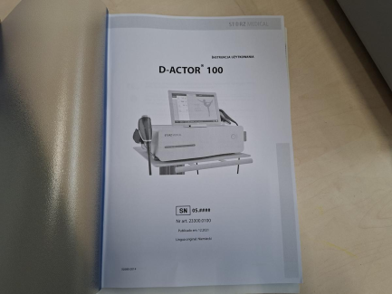 Zdjęcie przedmiotu: Медичний пристрій STORZ D-ACTOR використовується для акустичної хвильової терапії.