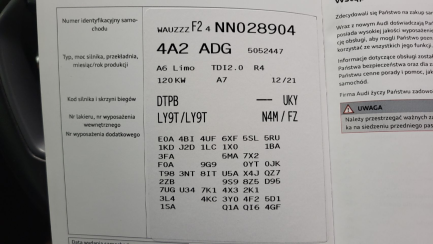 Zdjęcie przedmiotu: Audi A6 35 TDI mHEV S tronic