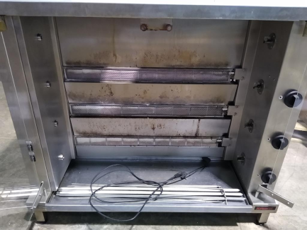 Zdjęcie przedmiotu: Gas rotisserie for roasting chickens with a single load of 24 KROMET OGZ-24NC