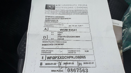 Zdjęcie przedmiotu: Ford Focus Combi 1.5 EcoBlue Trend Edition