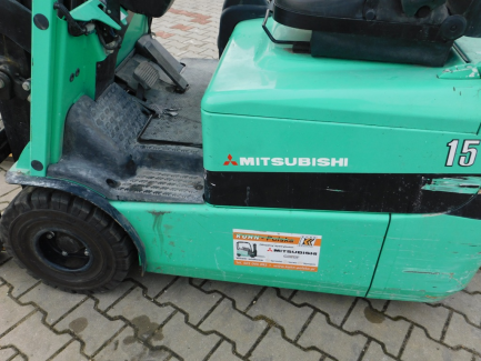 Zdjęcie przedmiotu: W&oacute;zek widłowy elektryczny Mitsubishi FB 15KRT PAC