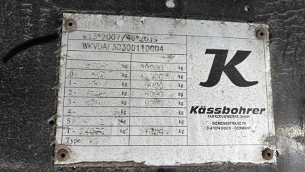 Zdjęcie przedmiotu: KASSBOHRER MEGA Skrzyniowa