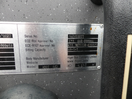 Zdjęcie przedmiotu: HIGER SCANIA TOURING HD