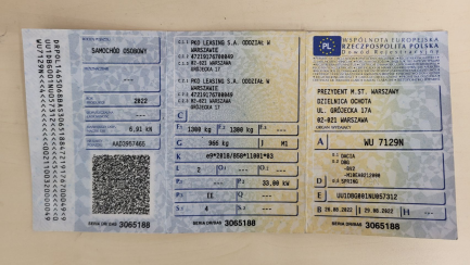 Zdjęcie przedmiotu: Dacia Spring 27.4kWh Comfort