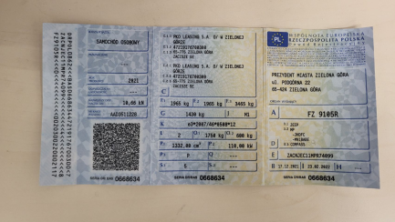 Zdjęcie przedmiotu: Jeep Compass 1.3 TMair Limited FWD S&S DDCT