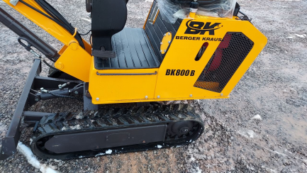Zdjęcie przedmiotu: BERGER KRAUS BK800 B mini excavator