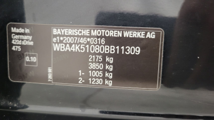Zdjęcie przedmiotu: BMW 420d xDrive M Sport sport-aut Oświadczenie o utracie DR