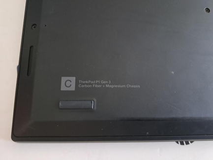 Zdjęcie przedmiotu: LENOVO THINKPAD P1 Gen 3 laptop 15.6'' Intel Xeon W-10855M 2.8 GHz / NVIDIA Quadro T2000 / 1000 GB SSD / 32 GB RAM