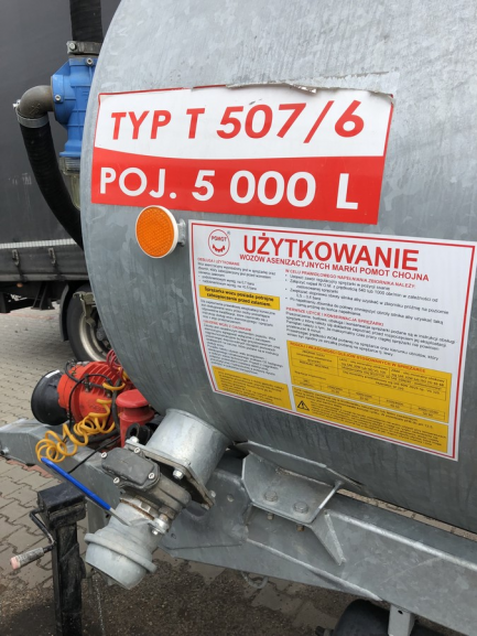 Zdjęcie przedmiotu: Slurry tanker Pomot T507