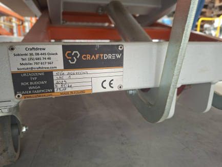 Zdjęcie przedmiotu: Столярне обладнання (візки та транспортні столи) від CRAFTDREW