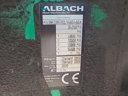 Zdjęcie przedmiotu: Rębak samojezdny Albach Maschinenbau AG (Niemcy) Diamant 2000