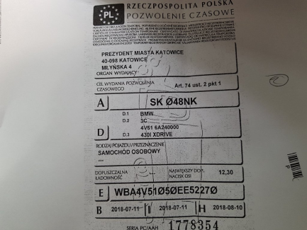 Zdjęcie przedmiotu: Bmw 430i xDrive M Sport sport-aut