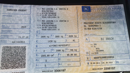 Zdjęcie przedmiotu: Bmw 316d aut