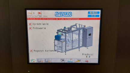 Zdjęcie przedmiotu: Automatic machine for packing butter into TREPKO 822 cubes and collective packing cubes into boxes TREPKO 710