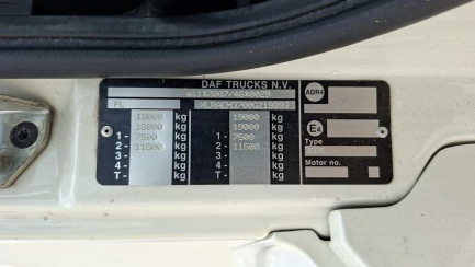 Zdjęcie przedmiotu: DAF CF 320 E6 18.0t FA Space Cab