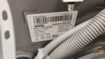 Zdjęcie przedmiotu: Pralko-suszarka SAMSUNG WD80T554DBX EcoBubble AI Control AddWash AirWash