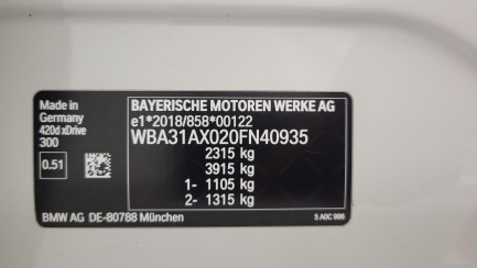 Zdjęcie przedmiotu: BMW 420d xDrive mHEV M Sport aut