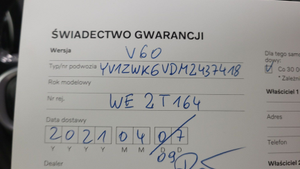 Zdjęcie przedmiotu: Volvo V60 B3 B Momentum Core aut