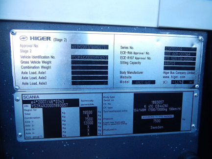 Zdjęcie przedmiotu: SCANIA TOURING Euro 6